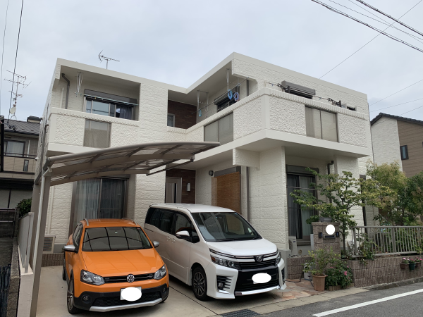 外壁塗装後セミフロンスーパーマイルドⅡ