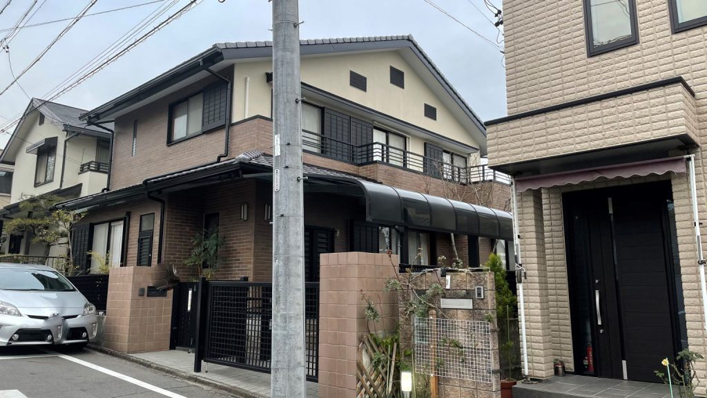 外壁塗装・防水工事施工後ｰビーズコートSi、ウレタン防水通気工法