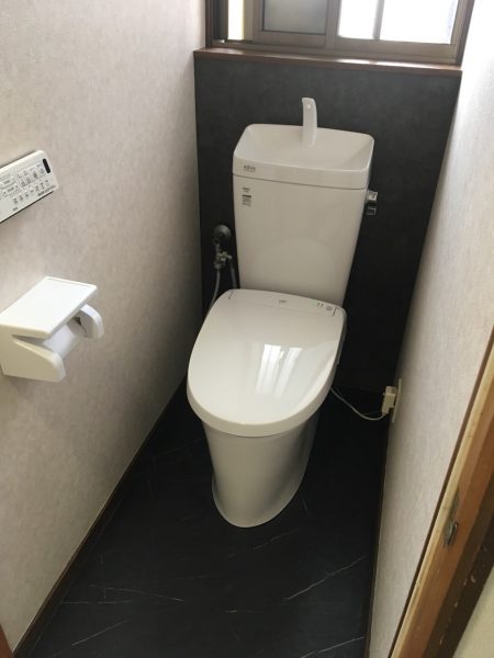 トイレ交換工事施工後