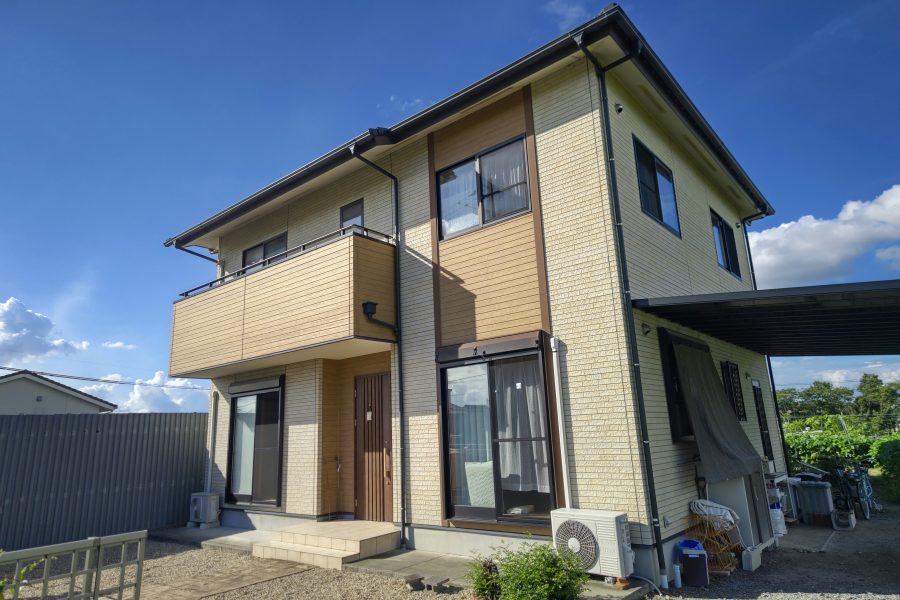 外壁塗装施工前サイディングボード