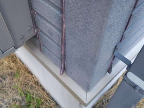 瀬戸市の住宅で外壁のシーリングが取れている状態