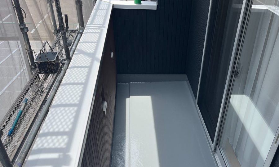 日進市　ベランダ防水　施工後