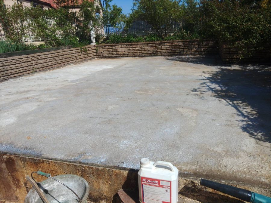 豊田市 タイル 施工前