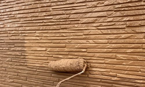 日進市 外壁塗装 上塗り