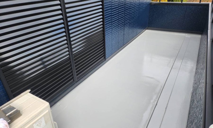 ベランダ防水 施工後 ウレタン防水