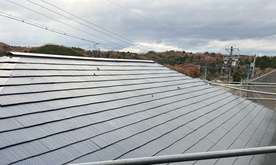 屋根塗装 施工後 RHピュアフレックス無機