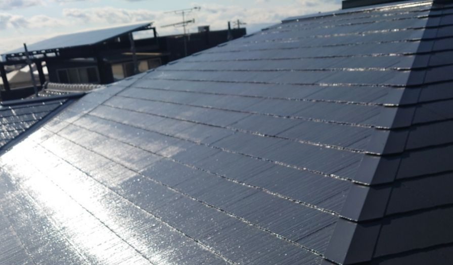 瀬戸市　屋根塗装　施工後