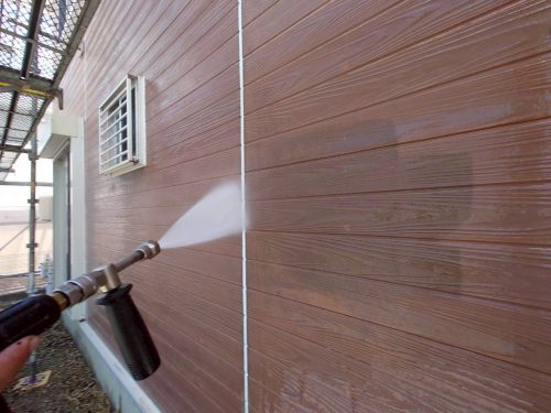 瀬戸市　外壁　高圧洗浄