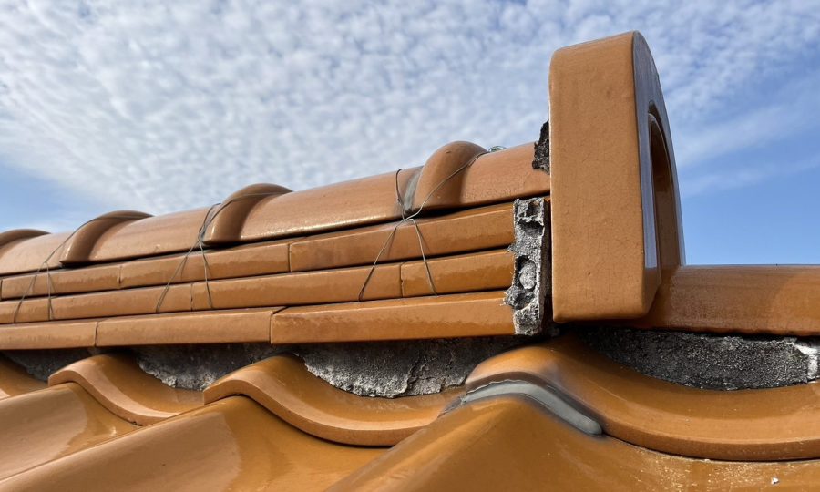 豊田市　屋根漆喰工事　施工前