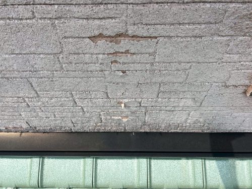 瀬戸市　外壁　塗膜の剥がれ　セラミック塗料