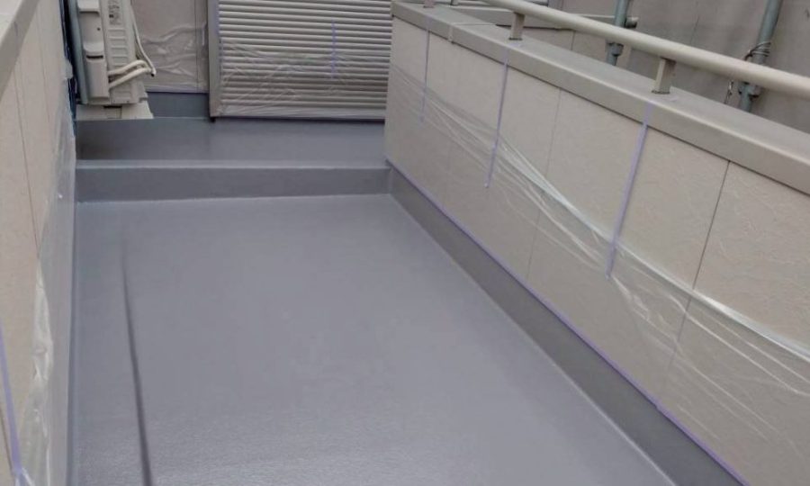 ベランダ防水 施工後 FRP防水