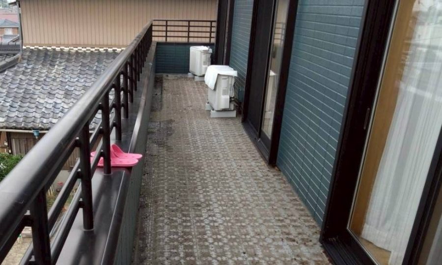 ベランダ防水　施工前