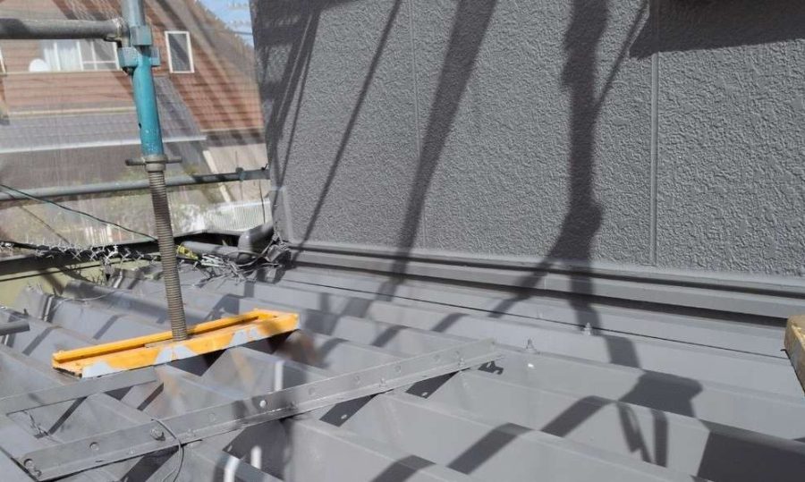 屋根塗装　施工後　快適サーモSi