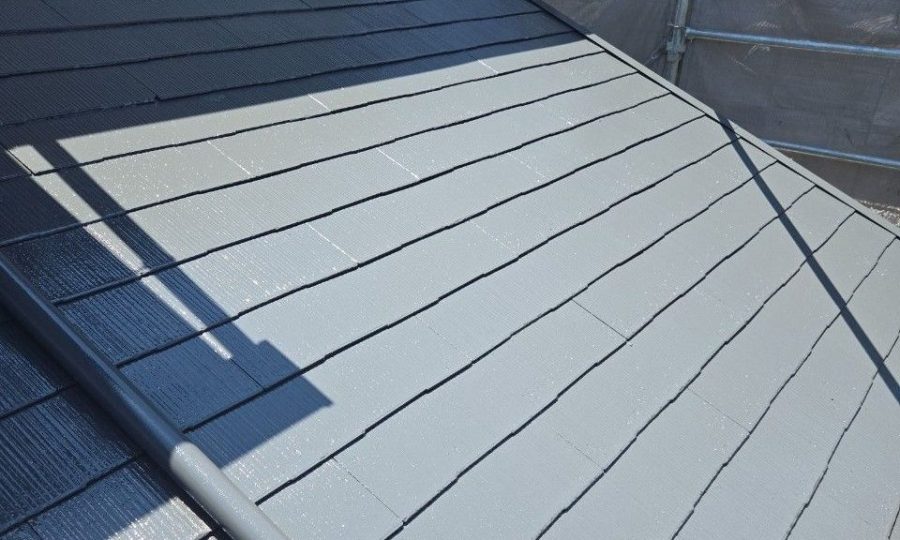 屋根塗装　施工後　エスケーシリコン