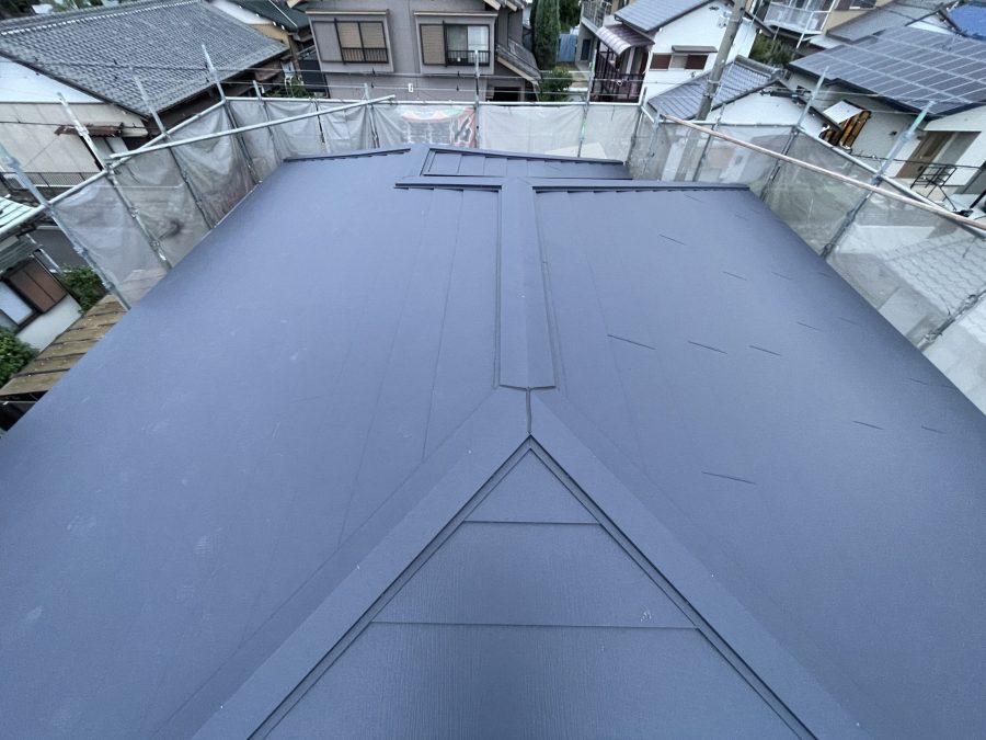屋根葺き替え 施工後 ガルテクト