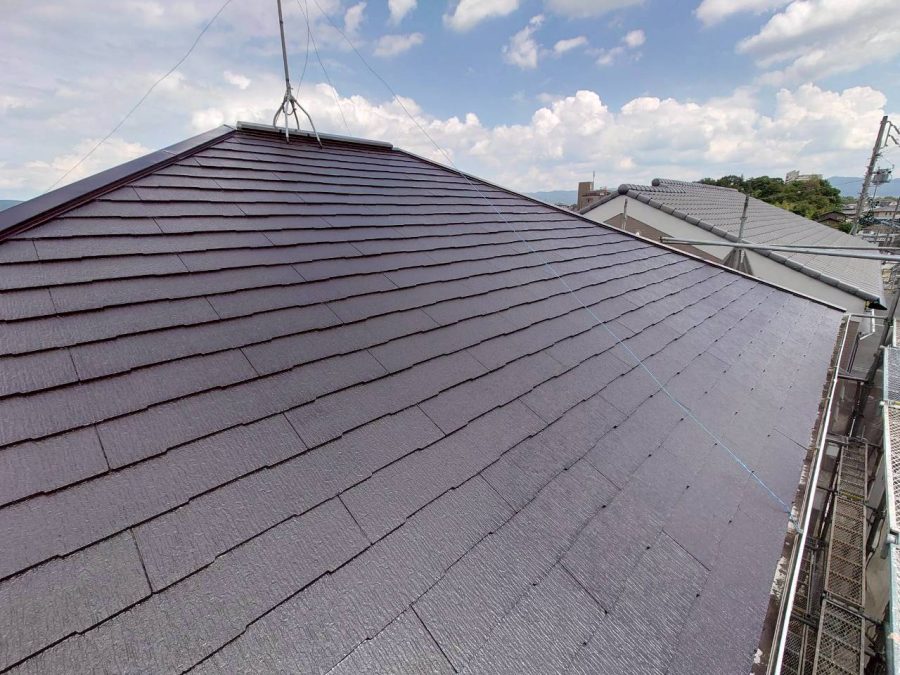 屋根塗装 施工後 RHピュアフレックス無機