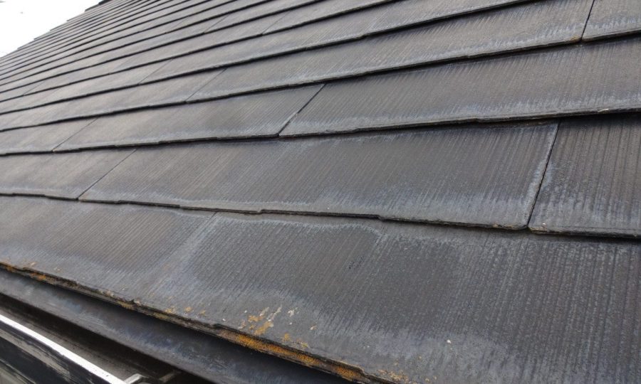 屋根塗装　施工前　カラーベスト