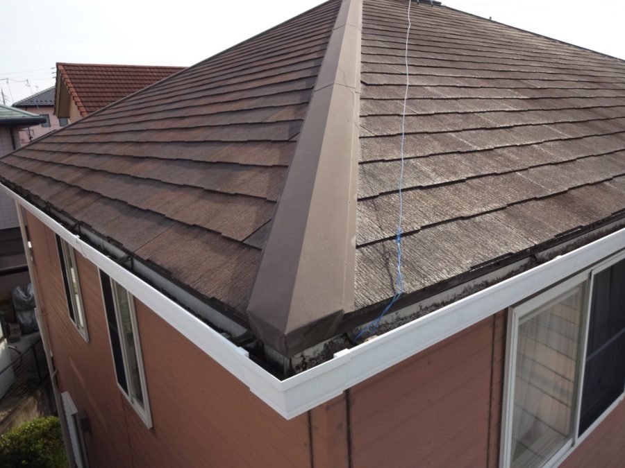 屋根塗装 施工前 カラーベスト