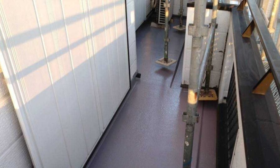 ベランダ防水　施工後