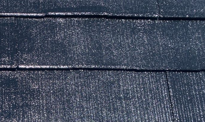 屋根塗装 施工後 快適サーモSi