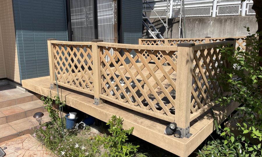 テラス・ウッドデッキ　施工前