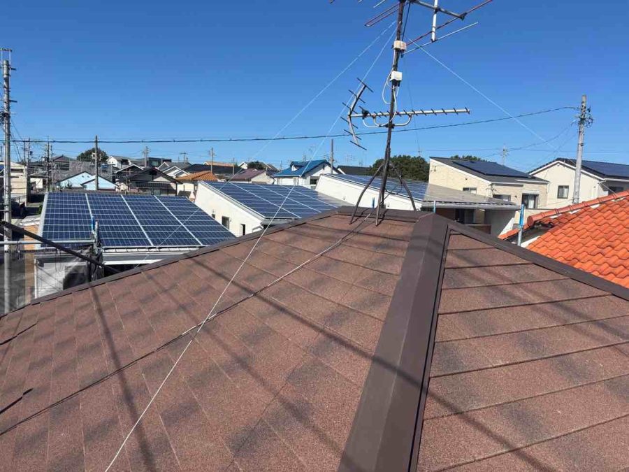 屋根カバー工法　施工後　ディプロマット