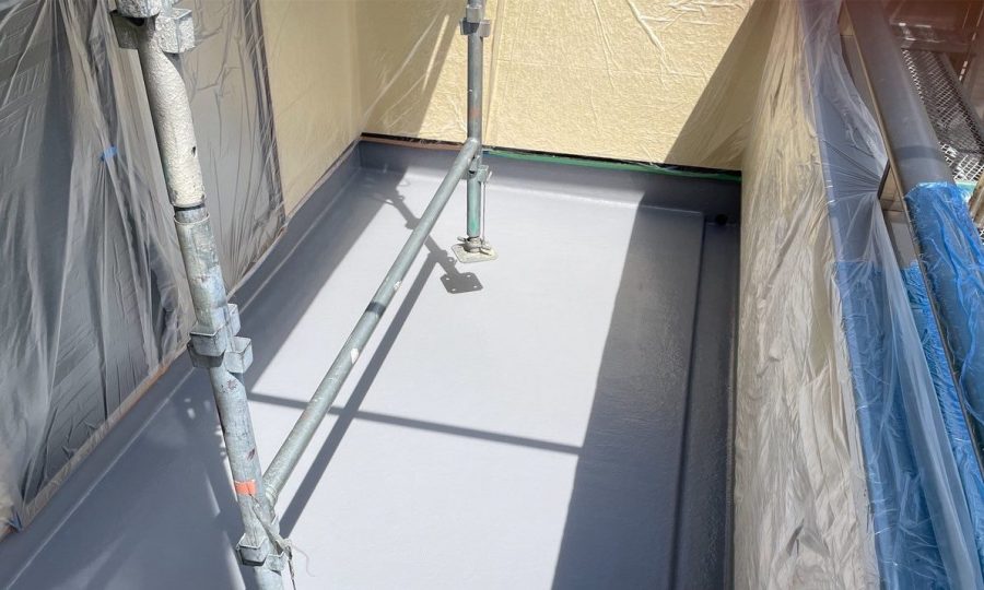 ベランダ防水 施工後 FRP防水