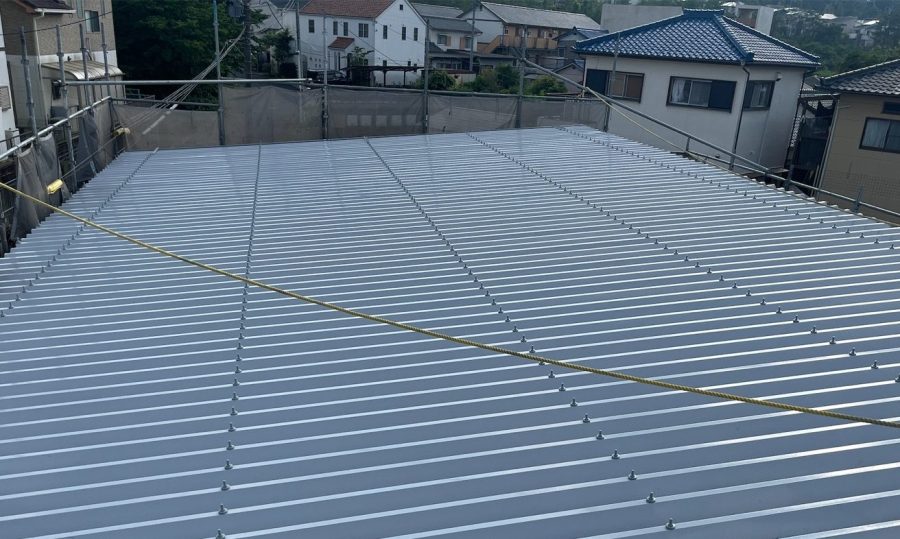 屋根塗装　RHピュアフレックスSi　施工後　