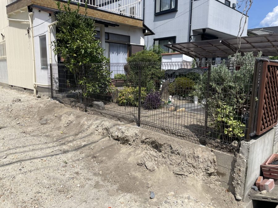 フェンス取付工事施工後