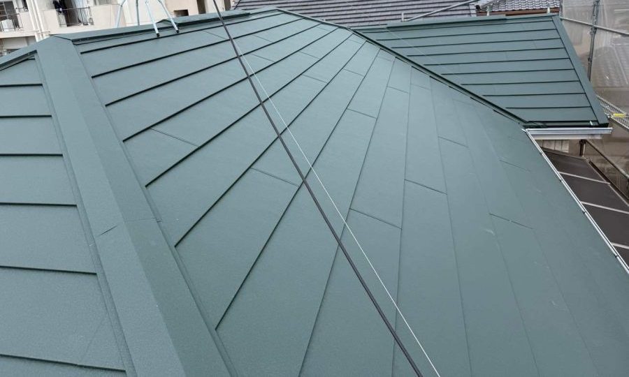 屋根カバー工法 施工後 ガルテクト