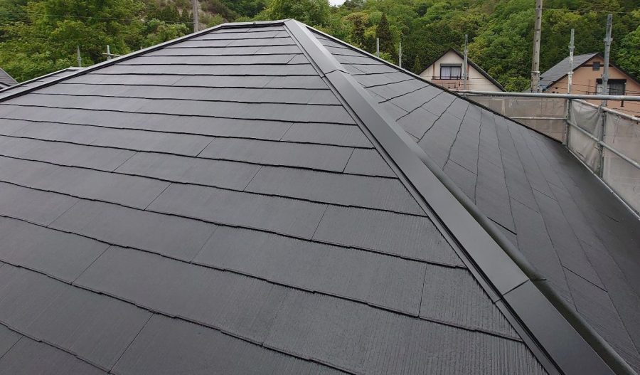 豊田市 屋根塗装 施工後