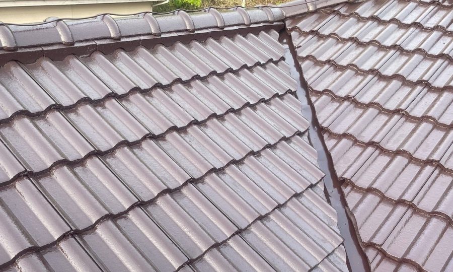 屋根塗装 施工後 ハイルームマイルド無機