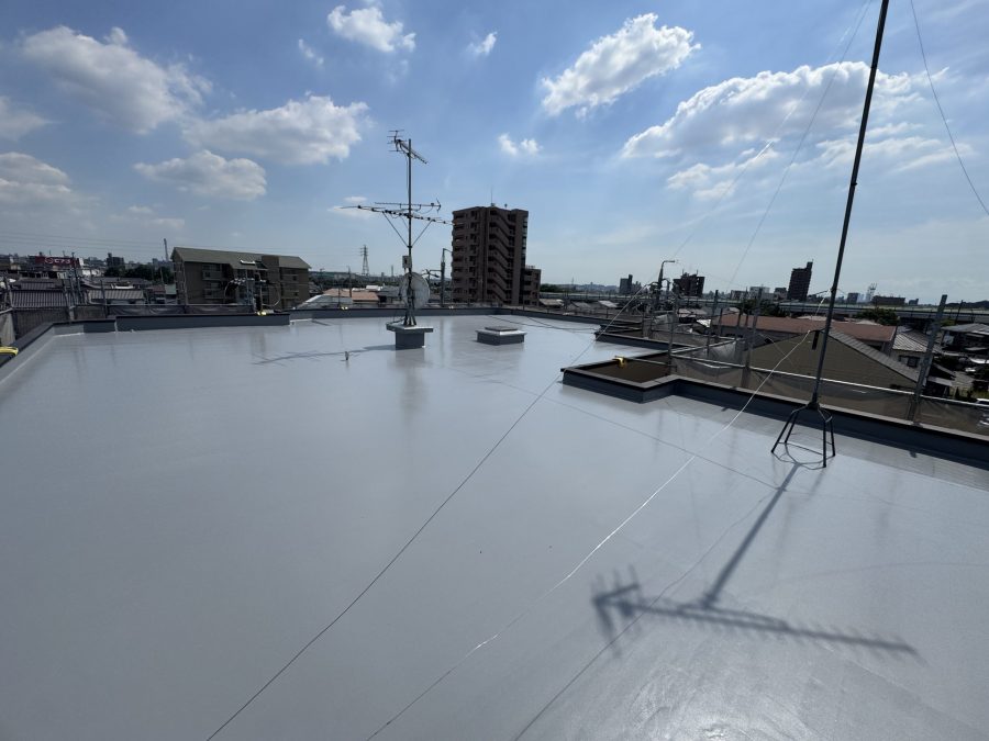 屋上防水 施工後