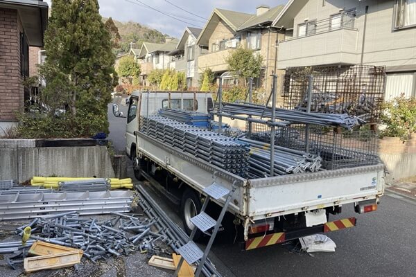 高圧洗浄～塗装作業の手順