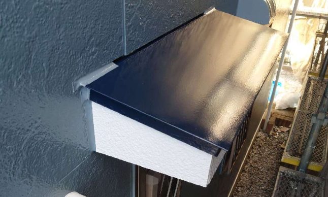 小庇塗装 施工後