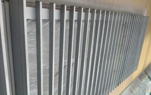 窓格子錆び止め施工後