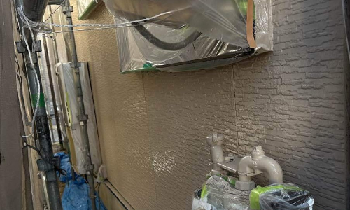 外壁塗装 上塗り2回目