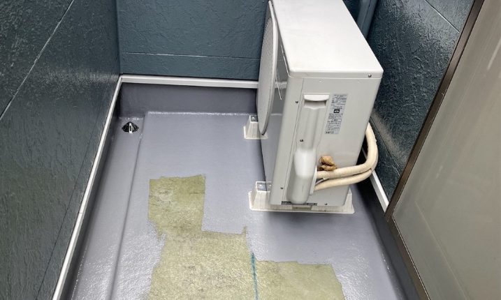 トップコート 施工中