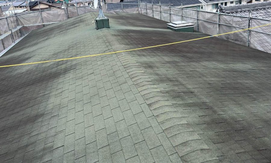 屋根カバー工法 施工前