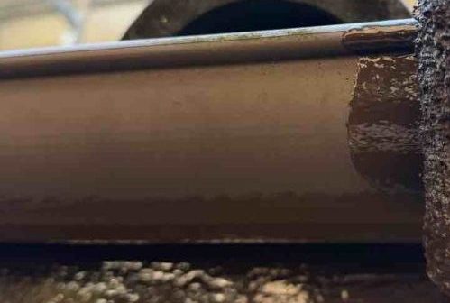 軒樋 鼻隠し 上塗り1回目