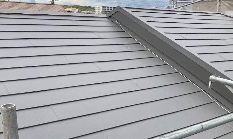 屋根カバー工法 施工後