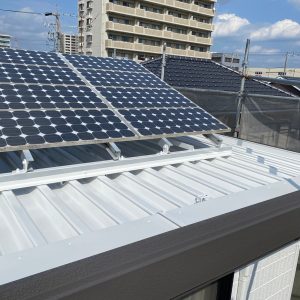 折半屋根塗装完了