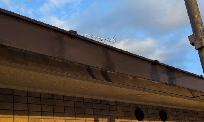 付帯塗装 軒樋 施工後