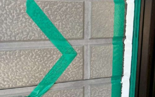 サッシシール打設