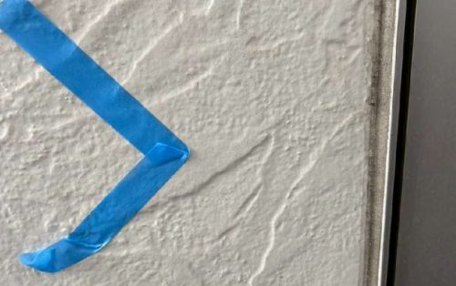 サッシシール施工前