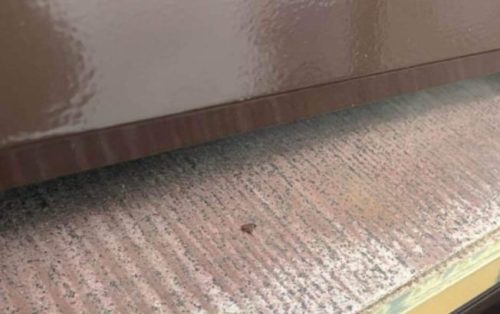 玄関上屋根施工前