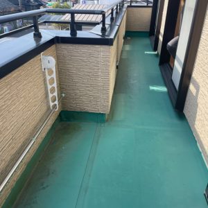 ベランダ床劣化状況
