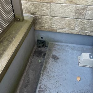 ベランダ床　劣化状況