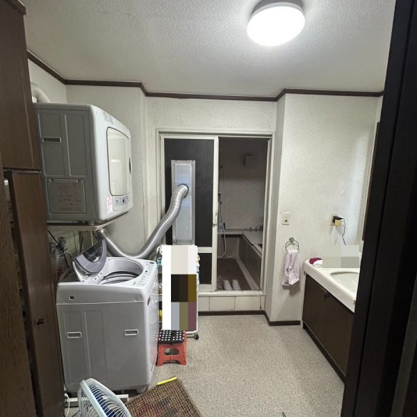 洗面脱衣室改修 施工前