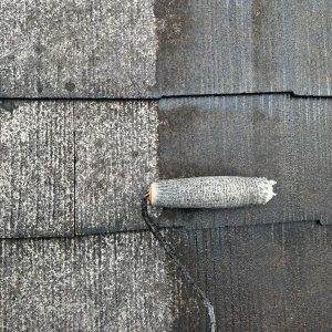 屋根下塗り